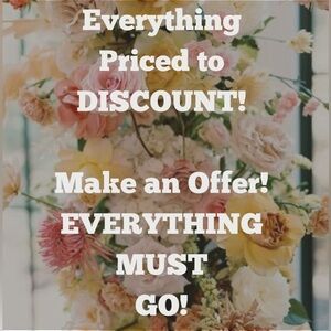 All prices negotiable! CLOSET CLEAN OUT!!